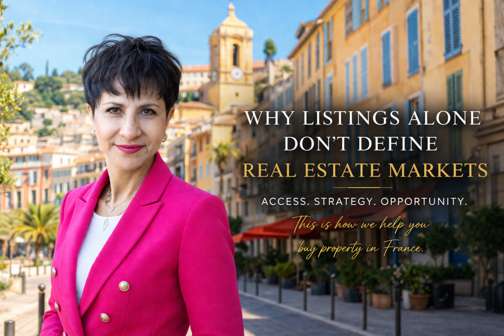 Understanding real estate access beyond listings when buying property in France from Canada and the USA