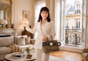 Elegant Paris luxury apartment interior with herringbone floors and French windows for European buyers